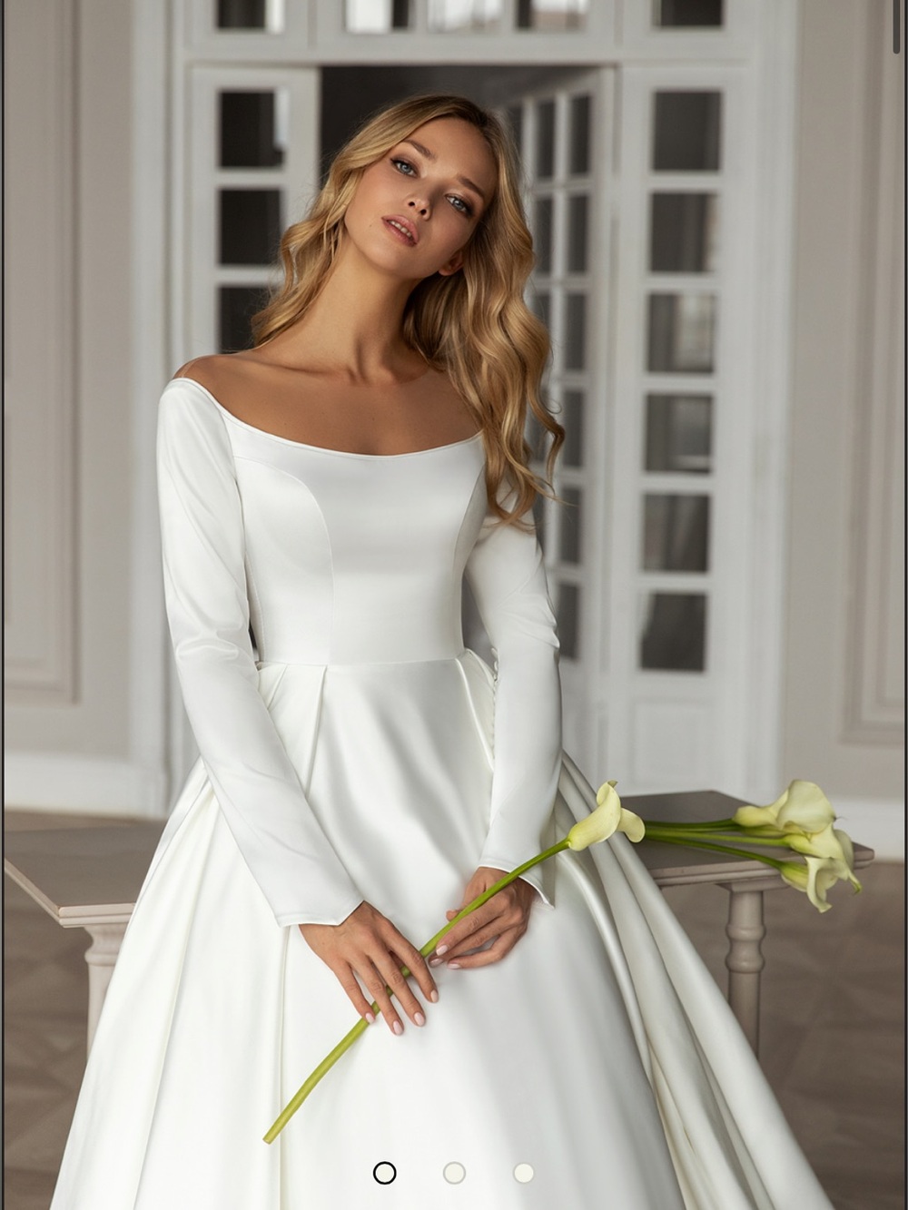 Eva Lendel Dimilia A-line gown wedding dress